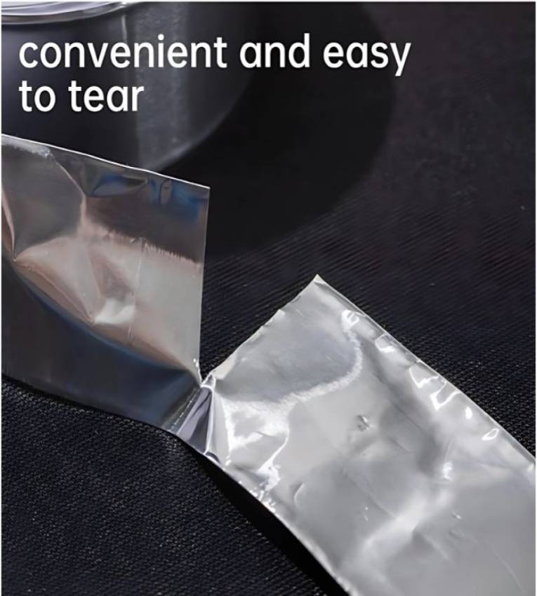 Deli Ruban adhésif métallique étanche de 20 m, ruban en aluminium, ruban isolant